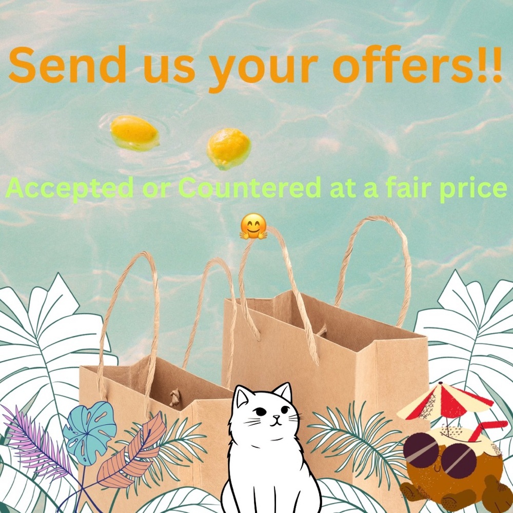 Send us your offers 🛍️